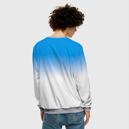 Мужской свитшот Ягнёнок / 3D-Меланж – фото 4