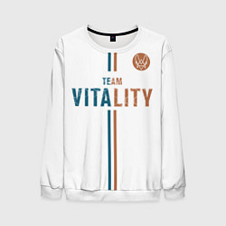 Свитшот мужской Форма Team Vitality white, цвет: 3D-белый