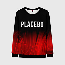 Свитшот мужской Placebo red plasma, цвет: 3D-черный
