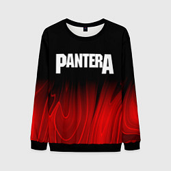 Свитшот мужской Pantera red plasma, цвет: 3D-черный