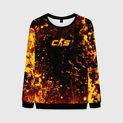 Свитшот мужской Fire CS2, цвет: 3D-черный