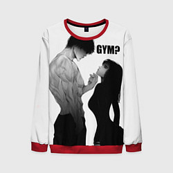 Свитшот мужской Gym?, цвет: 3D-красный
