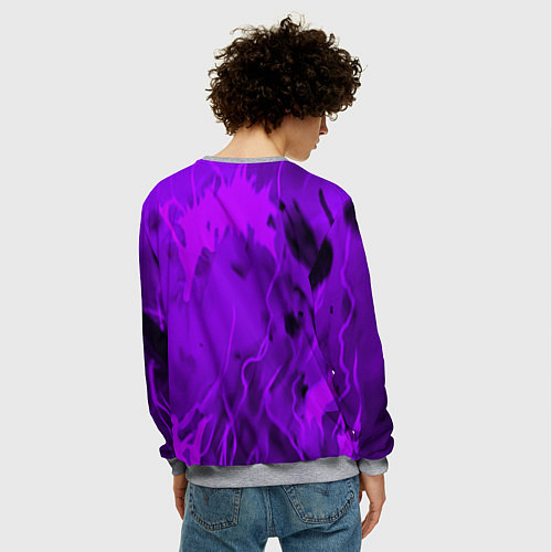 Мужской свитшот Mob Psycho Rage / 3D-Меланж – фото 4