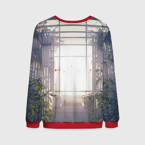 Мужской свитшот Nier automata девушка с мечами / 3D-Красный – фото 2