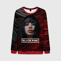 Свитшот мужской Blackpink red and black, цвет: 3D-красный