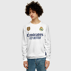 Свитшот мужской Лука Модрич Реал Мадрид форма 2324 домашняя, цвет: 3D-белый — фото 2