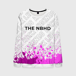 Мужской свитшот The Neighbourhood rock legends: символ сверху