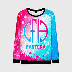 Свитшот мужской Pantera neon gradient style, цвет: 3D-черный