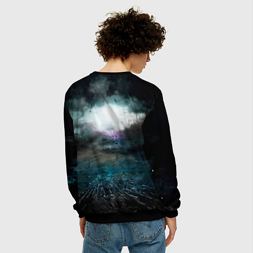 Мужской свитшот Ария Через все времена / 3D-Черный – фото 4