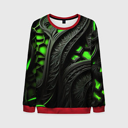 Мужской свитшот Green black abstract