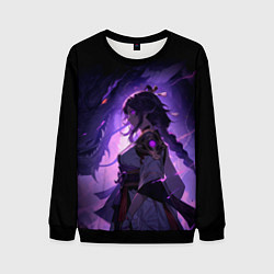 Свитшот мужской Мрачный геншин импакт - Raiden, цвет: 3D-черный