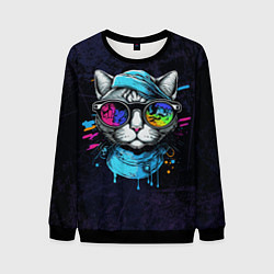 Мужской свитшот Cat color