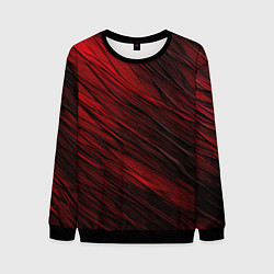 Свитшот мужской Black red texture, цвет: 3D-черный