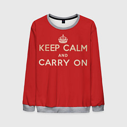 Мужской свитшот Keep Calm and Carry On