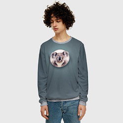 Свитшот мужской Забавная коала, цвет: 3D-меланж — фото 2