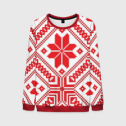 Свитшот мужской Национальный, цвет: 3D-красный