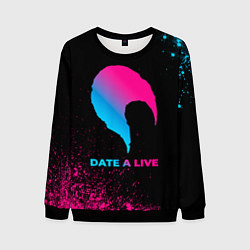 Мужской свитшот Date A Live - neon gradient