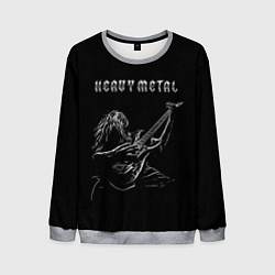 Мужской свитшот Heavy metal metalhead