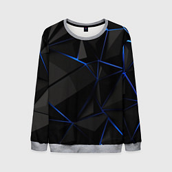 Свитшот мужской Black blue style, цвет: 3D-меланж