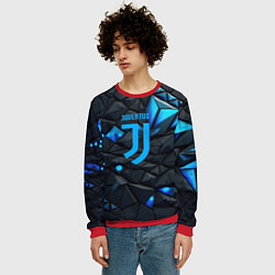 Свитшот мужской Blue logo Juventus, цвет: 3D-красный — фото 2