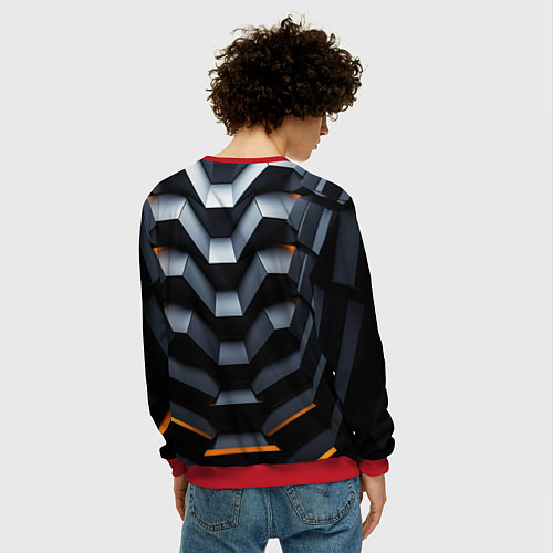 Мужской свитшот CSGO объемная конструкция / 3D-Красный – фото 4