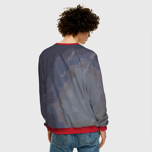 Мужской свитшот Мей Мей - Магическая битва / 3D-Красный – фото 4