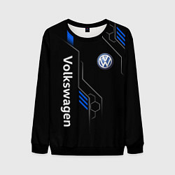 Свитшот мужской Volkswagen - blue technology, цвет: 3D-черный