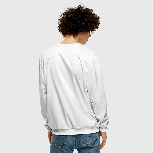 Мужской свитшот Разный Годжо - Магическая битва / 3D-Белый – фото 4