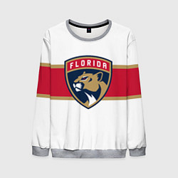 Свитшот мужской Florida panthers - uniform - hockey, цвет: 3D-меланж