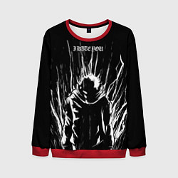 Свитшот мужской Итадори в ярости - Магическая битва, цвет: 3D-красный