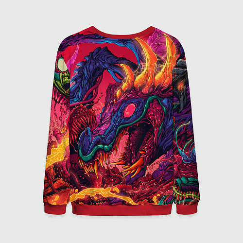 Мужской свитшот CS 2 hyper beast / 3D-Красный – фото 2