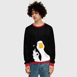 Свитшот мужской Ок гусь, цвет: 3D-красный — фото 2