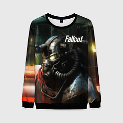 Свитшот мужской Fallout dark style, цвет: 3D-черный