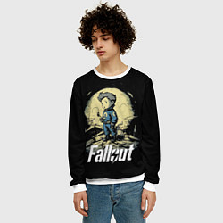 Свитшот мужской Fallout boy, цвет: 3D-белый — фото 2