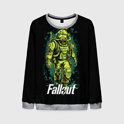 Свитшот мужской Fallout poster game, цвет: 3D-меланж