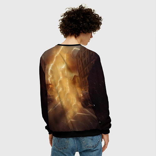 Мужской свитшот ACDC boy / 3D-Черный – фото 4