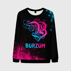 Мужской свитшот Burzum - neon gradient