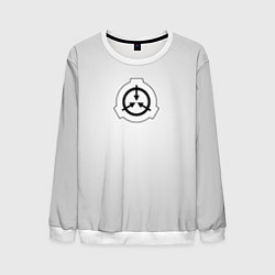 Свитшот мужской Scp gray art, цвет: 3D-белый
