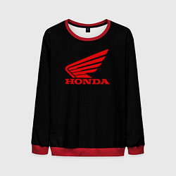 Свитшот мужской Honda sportcar, цвет: 3D-красный