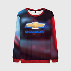 Свитшот мужской Chevrolet sport auto brend, цвет: 3D-красный