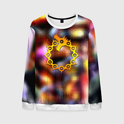 Свитшот мужской Семь смертных грехов аниме, цвет: 3D-белый