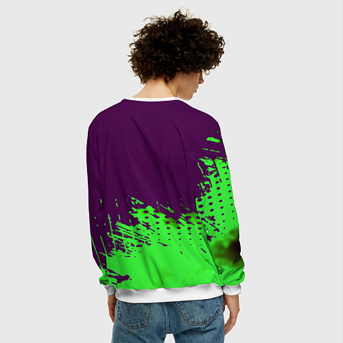 Мужской свитшот Monster energy taurin / 3D-Белый – фото 4