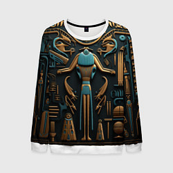 Мужской свитшот Орнамент в стиле египетской иероглифики