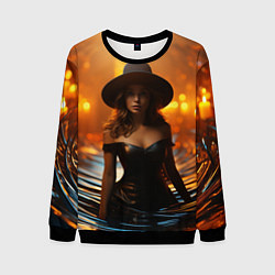 Мужской свитшот Красавица ведьма