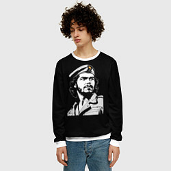 Свитшот мужской Che Guevara - Hasta La Victoria, цвет: 3D-белый — фото 2