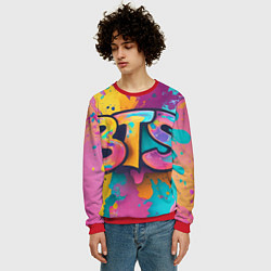 Свитшот мужской BTS new, цвет: 3D-красный — фото 2