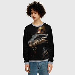 Свитшот мужской Хранитель нового года, цвет: 3D-меланж — фото 2