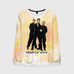 Свитшот мужской Depeche Mode - Universe band, цвет: 3D-белый