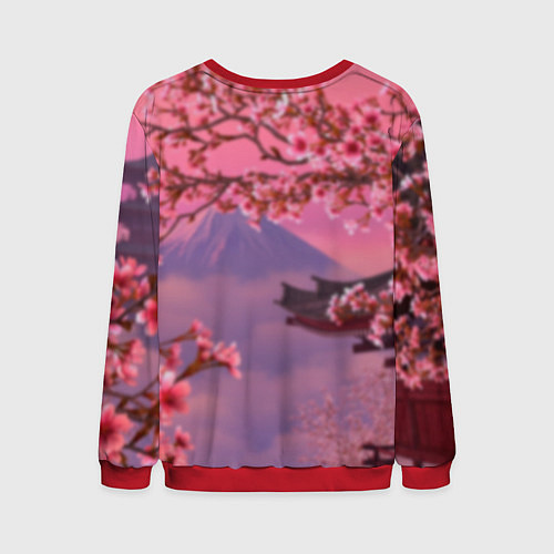 Мужской свитшот Яэ Мико жрица / 3D-Красный – фото 2