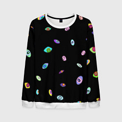 Свитшот мужской Kaufmo Abstracted The Amazing Digital Circus, цвет: 3D-белый